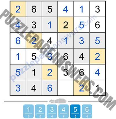 Puzzle Page Sudoku Issue 2 Page 6 Answers - PuzzlePageAnswers.com