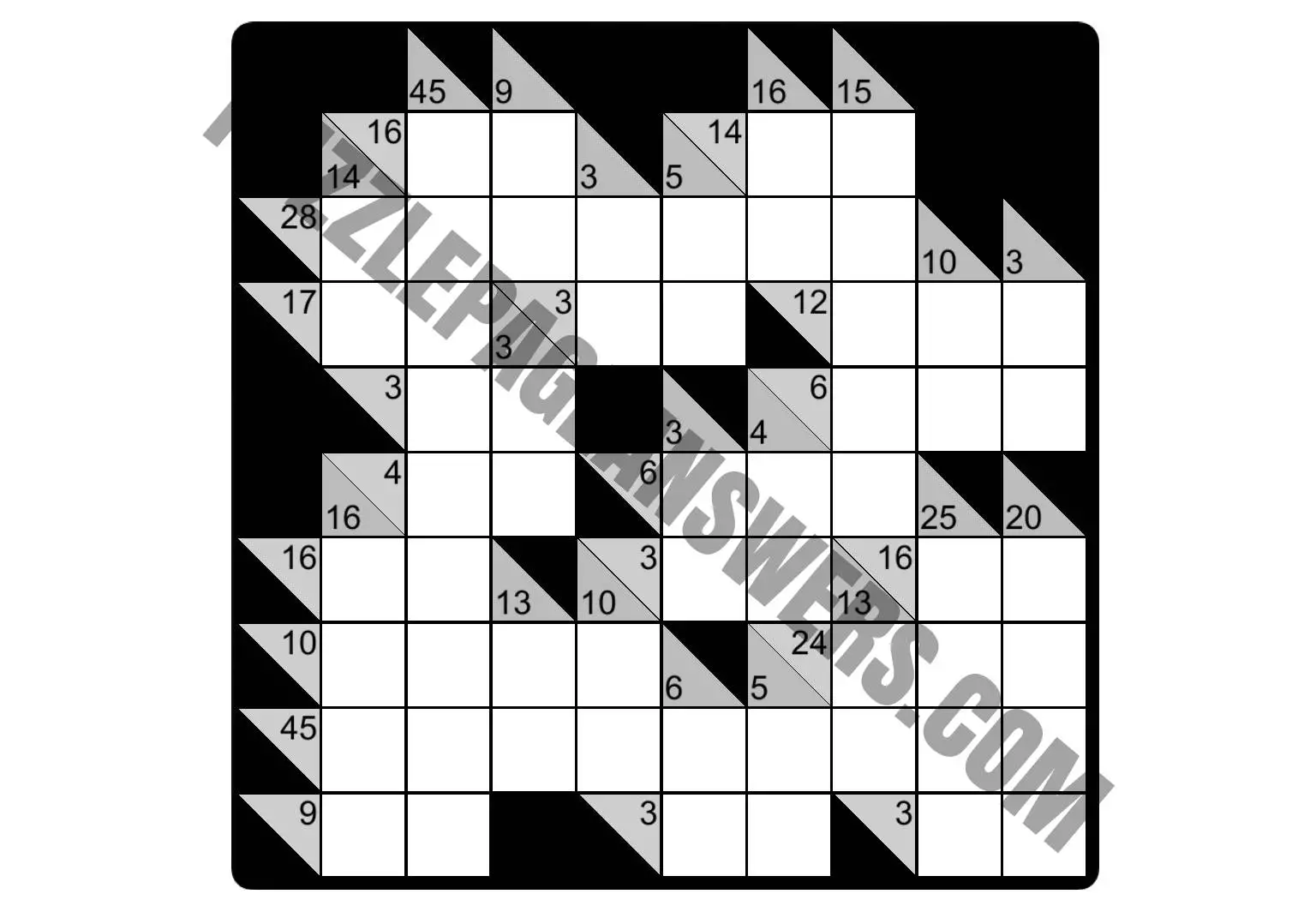 Puzzle Page Kakuro February 5 2019