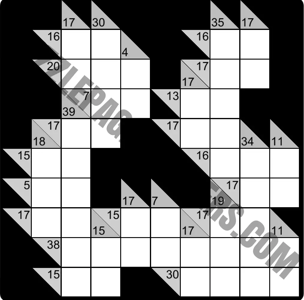 Puzzle Page Kakuro October 27 2019