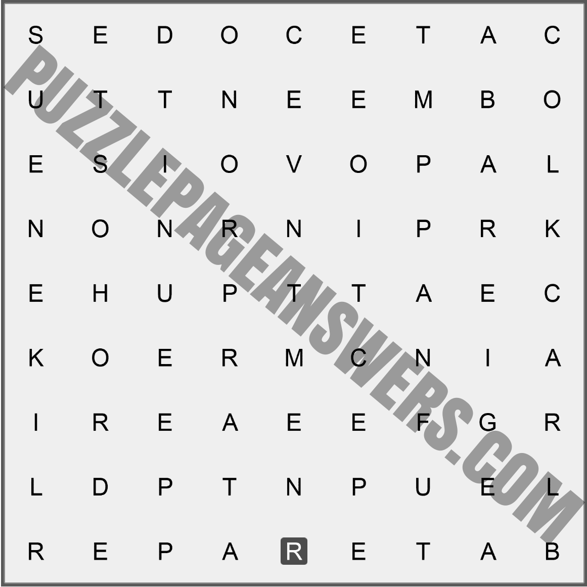 Puzzle Page Words Snake January 6 2021 PuzzlePageAnswers com