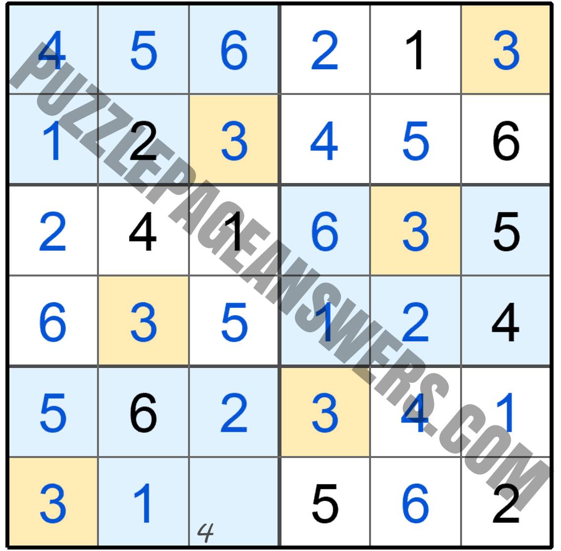 Puzzle Page Sudoku March 12 2021 Answers PuzzlePageAnswers com