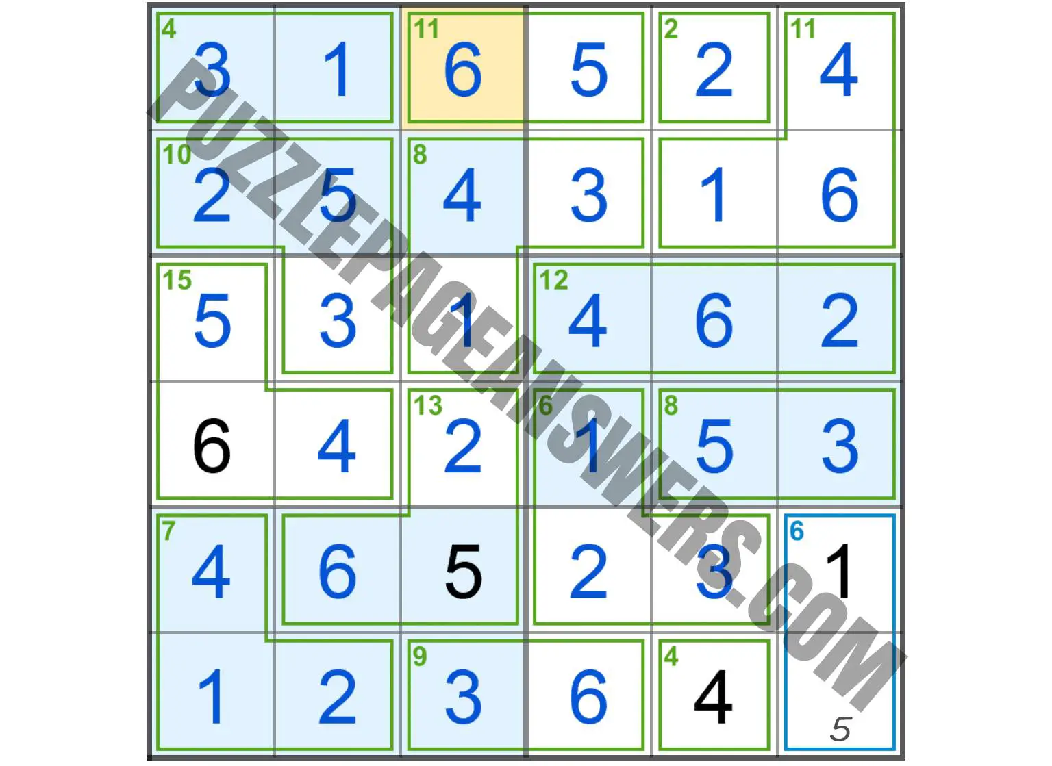 Puzzle Page Killer Sudoku January 13 2024 Answers PuzzlePageAnswers com